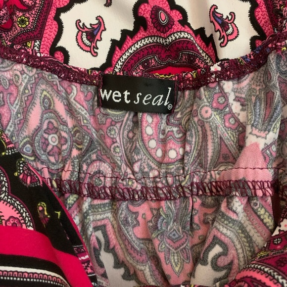 Wet Seal Paisley Women's Maxi Dress - Picture 8 of 9